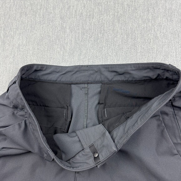 Lululemon Pants Mens 33 Black Commission Slim Warpstreme Chino Khaki M5974S - Picture 3 of 11